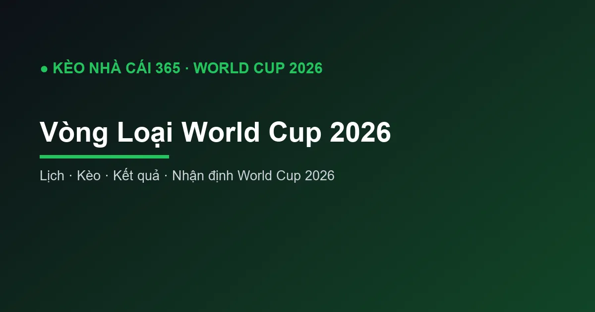 Vòng Loại World Cup 2026: Tổng Quan Toàn Cầu